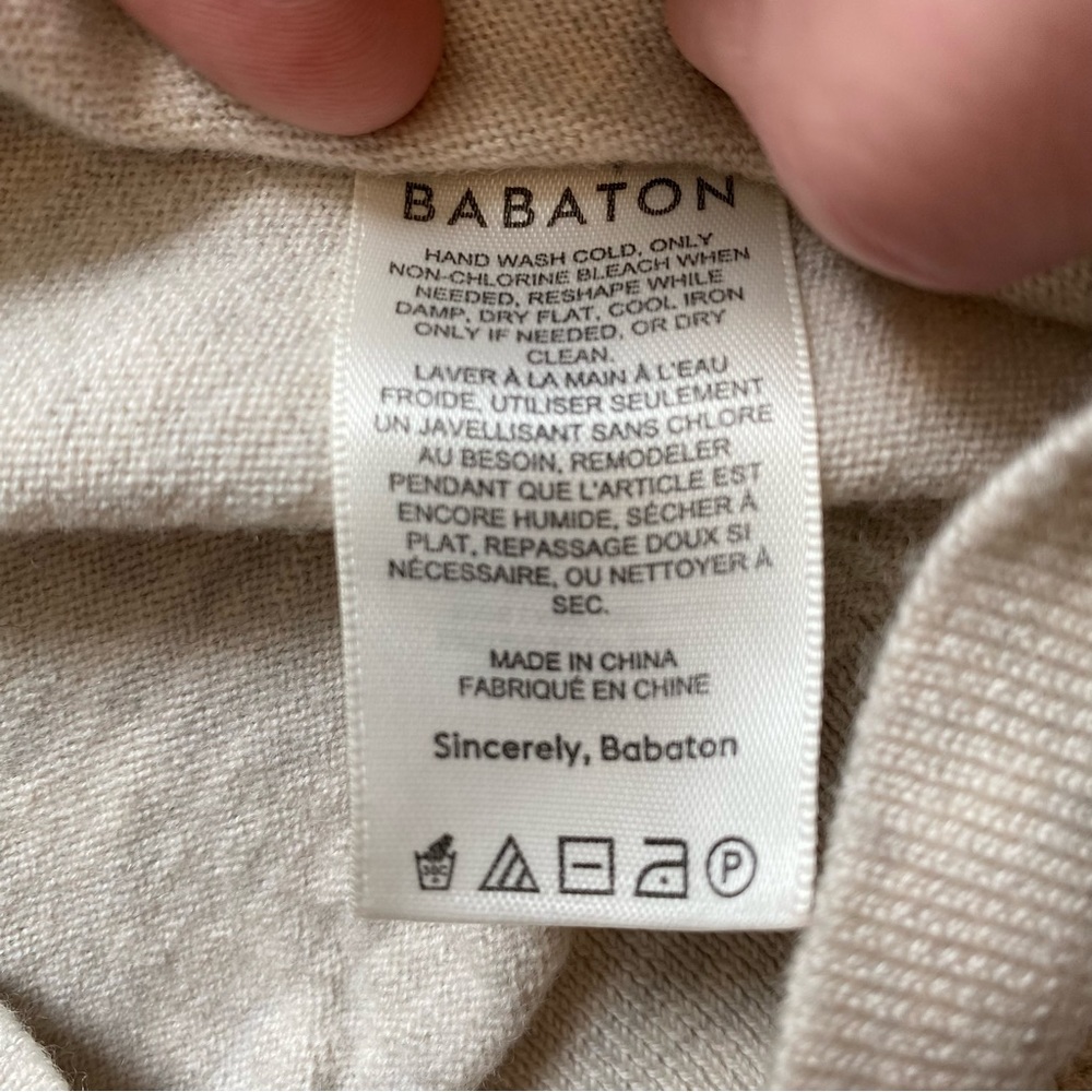 Aritzia Babaton Orta Sweater Vest 100% merino wool size XS - Picture 11 of 12